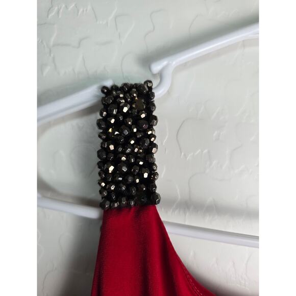 NWT Jessica Simpson Ity Beaded Strap Red Dress, Sz 6 - Picture 4 of 6